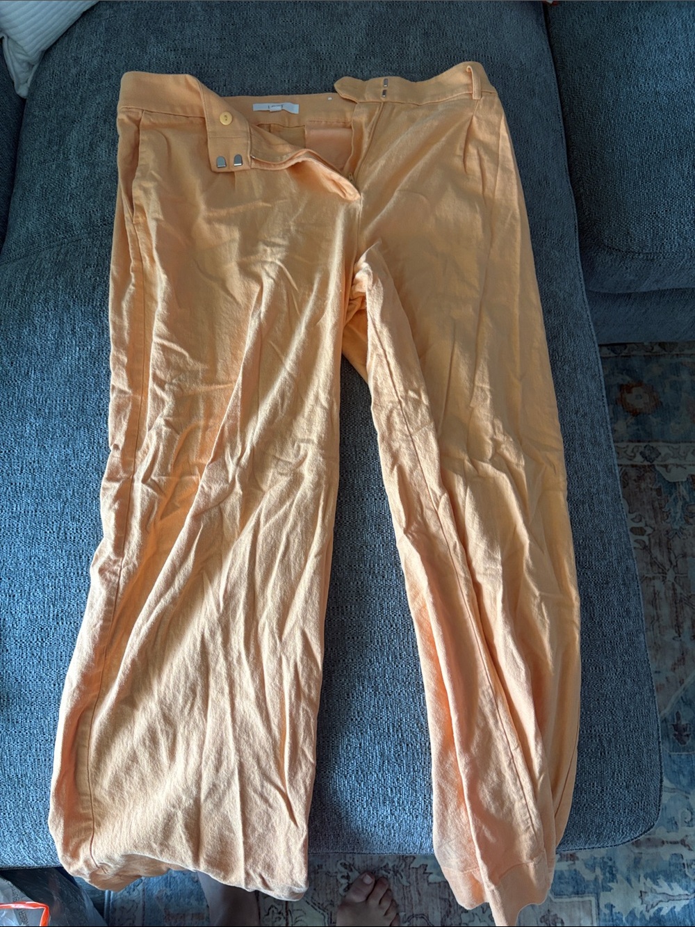 LOFT Peach Wide-Leg Women's Pants